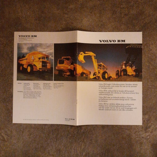 Broschyr Volvo BM Entreprenadmaskier