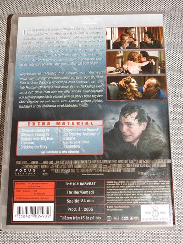 The Ice Harvest DVD (John Cusack, Connie Nielsen, Billy Bob Thornton) Komedi