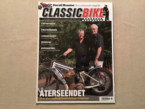 CLASSIC BIKE NR 8 2018 NISSE HEDLUND SPEEDWAY,NORTON,SOLO ELMOPED,BMW,MUSEUM