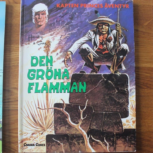 Kapten Princes Äventyr 1989 nr 1 Den gröna flamman 2:a upplaga