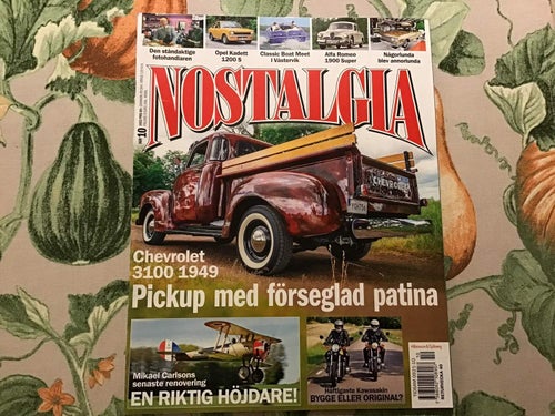 NOSTALGIA NR 10 2022 ALFA ROMEO I VERUM,OPEL KADETT,KAWASAKI,VALDEMARSVIK FOTO