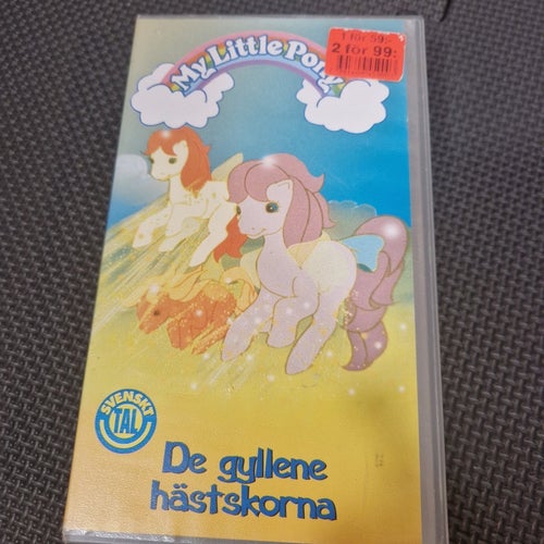 My little pony - De gyllene hästskorna - VHS raritet