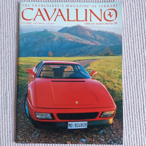 Cavallino 1990 February/March no 55 Ferrari tidning