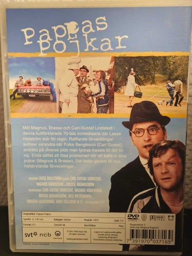 Pappas Pojkar DVD Komedi 1973 Svensk Klassiker Lasse Hallström