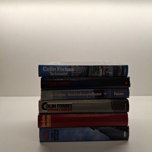 Colin Forbes x6 Bokpaket med hårdpärm - Se bilder för titlar
