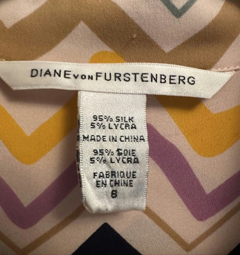 Diane Von Furstenberg-sidenklänning