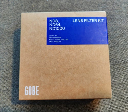 Gobe 62mm ND8, ND64, ND1000 filterkit