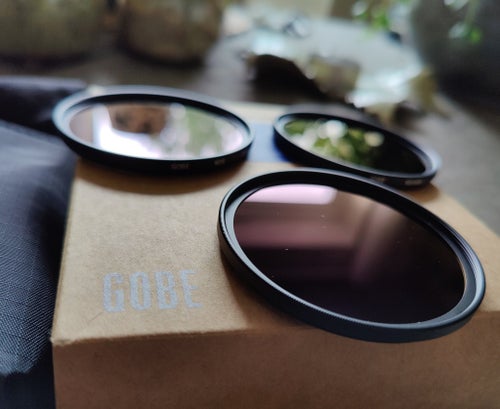 Gobe 62mm ND8, ND64, ND1000 filterkit
