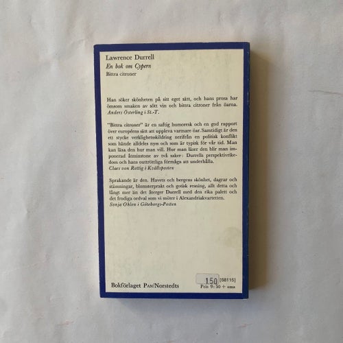 En bok om Cypern - Lawrence Durrell