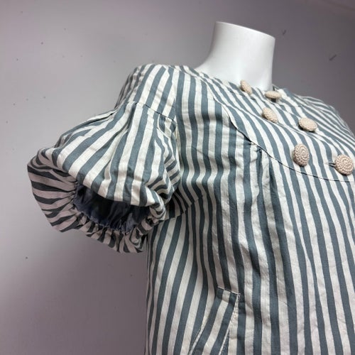 Noa Noa puff sleeve striped summer jacket