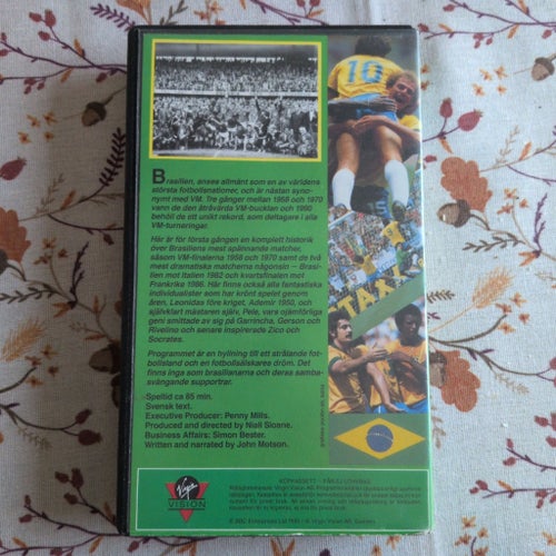 Fotboll á la Brazil VHS (RARE)