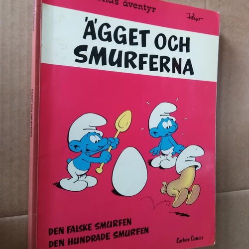 Smurfernas Äventyr Peyo Ägget och smurferna 1:a upplagan?!