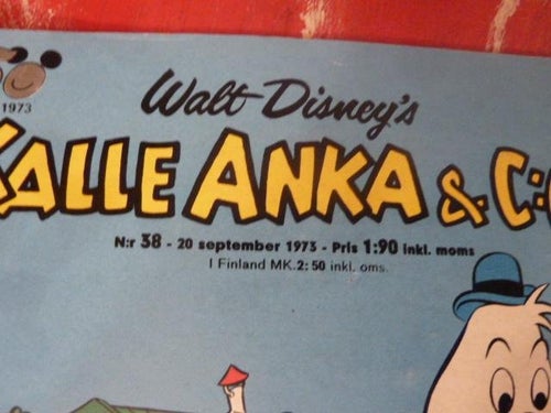 KALLE ANKA & CO, NR 38 - 1973, TIDNING