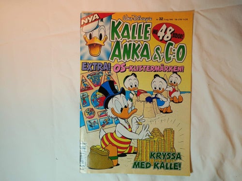 Kalle Anka nr 32 1992 - Bilaga: OS - Klistermärke