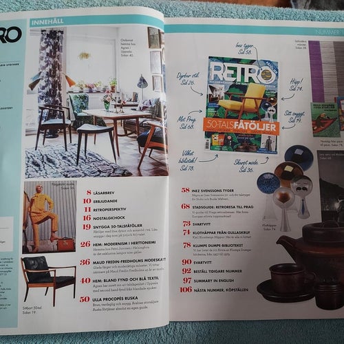 Tidskrift RETRO Nummer 1 år 2018