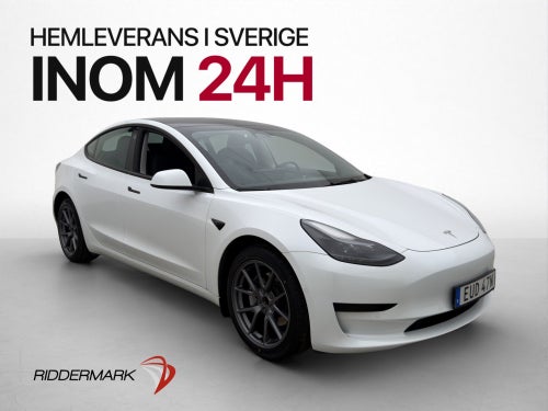 Tesla Model 3 Standard Range 325hk Autopilot Pano Sv-Såld