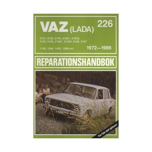 LADA / VAZ 1972-1986 svensk reparationshandbok, oanvänd, inplastad