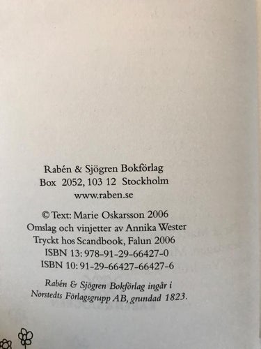 HANNAS NATTBOK Marie Oskarsson 2006
