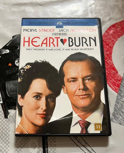 HEARTBURN - I NÖD OCH LUST (1986) SVENSK UTGÅVA I KALASSKICK! SLUT I HANDELN