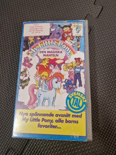 My little pony - den magiska manteln - VHS raritet