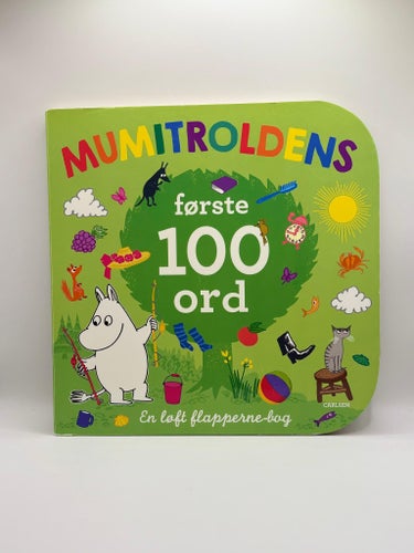 Mumitroldens første 100 ord – kartongbok med flikar – Carlsen 2023