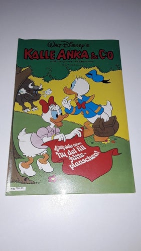 Kalle Anka 1978 nr 33 med bilaga som sitter fast VF-NM