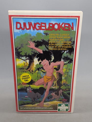 Djungelboken - Svenskt tal - VHS