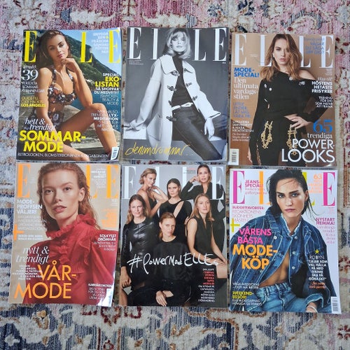 ELLE tidningar - Blandade årgångar