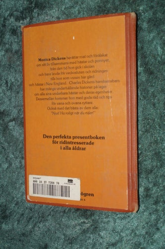 lite udda PÅ TAL OM HÄSTAR av MONICA DICKENS Illu INB tryckt 1977 Fakta Tips Mm