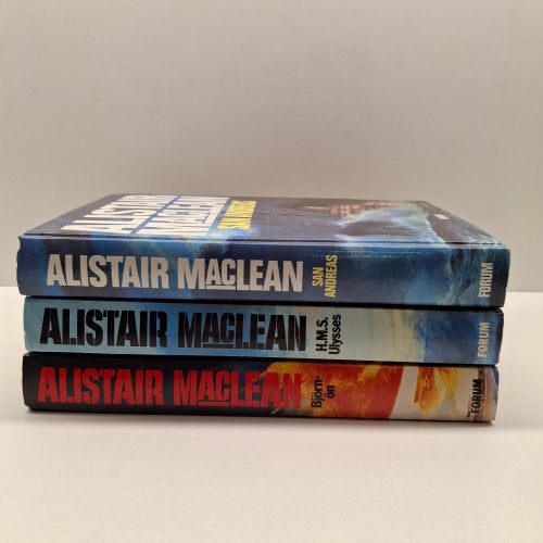 Alistair Maclean x3 Bokpaket med hårdpärm - Se bilder för titlar