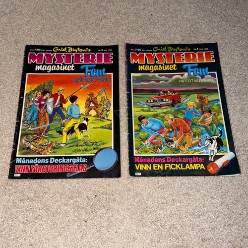 Mysteriemagasinet Fem, Enid Blyton, 1986