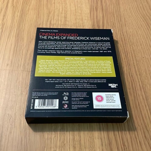 Cinema Expanded: The Films of Frederick Wiseman - BFI blu-ray