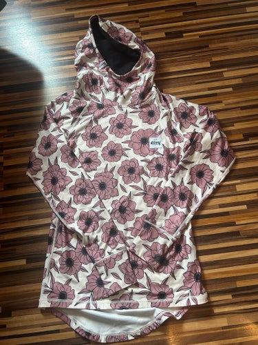 Eivy vit, rosa, svart tröja, storlek S
