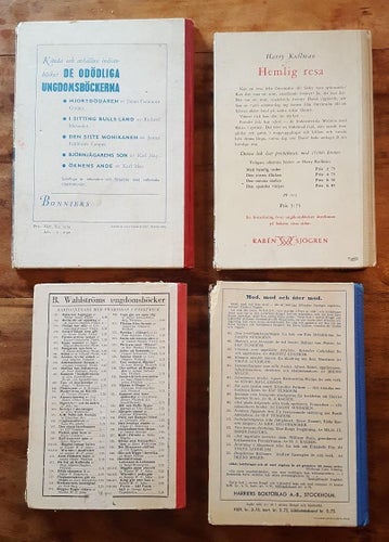 4 st Ungdomsböcker / Wahlströms Flickböcker / Harriers / Rabén & Sjögren