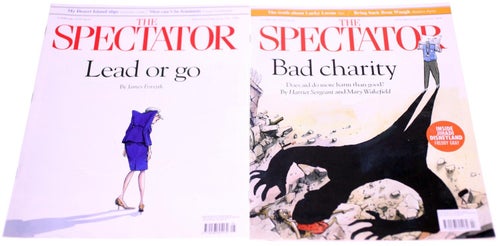 The Spectator Magazine-2 magazines included published February 2018-Weight 240g