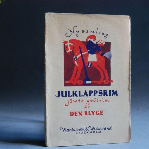 Julklappsrim jämte grötrim av Den Blyge , 1923