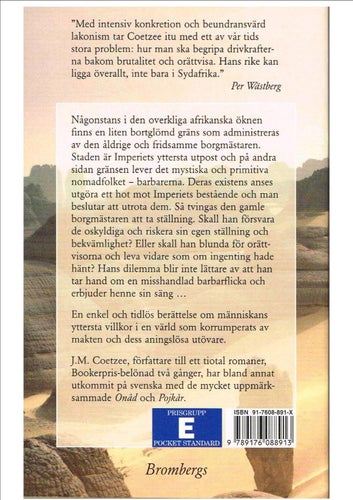 Nobelpris 2003: J. M. Coetzee - I VÄNTAN PÅ BARBARERNA