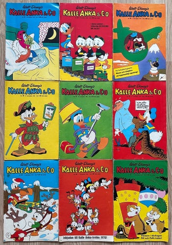 Kalle Anka & C:o, Walt Disney's, 1969, 9 st.