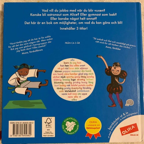 Boken: Vad vill du bli när du blir stor?