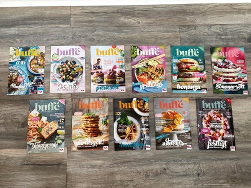 Komplett samling Buffé matmagasin från ICA 2016