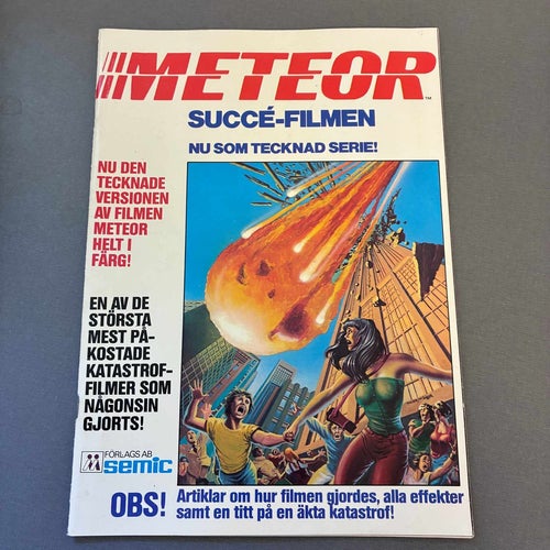 Meteor - Succefilmen nu som tecknad serie 1980