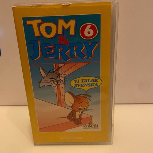 Tom & Jerry 6 VHS (Svenskt tal)