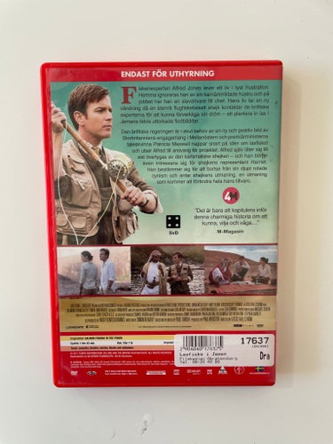 Laxfiske i Jemen (DVD) Av Lasse Hallström. Svensk utgåva