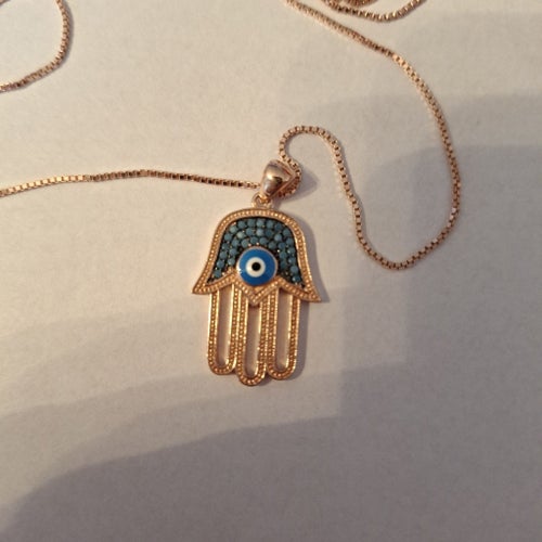 Halsband med Hamsa Hand