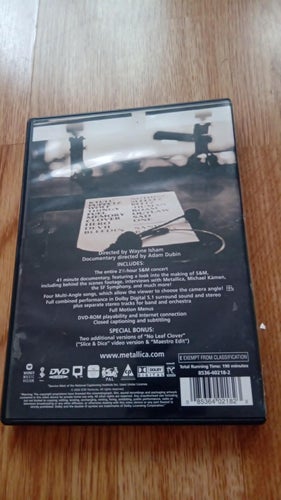 Dvd-musik "Metallica With Michael Kamen - 2 disc"