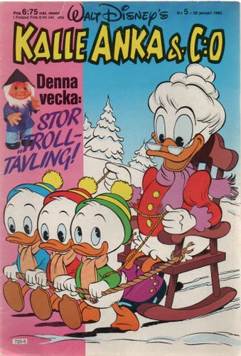 Kalle Anka & C:o Nr 5 1985