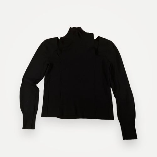 Chloé Slashed Shoulders Turtleneck-ullpolotröja NWOT