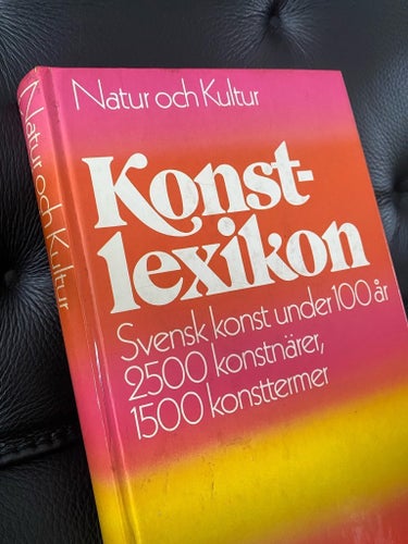 Konstlexikon av Natur och Kultur, 1972