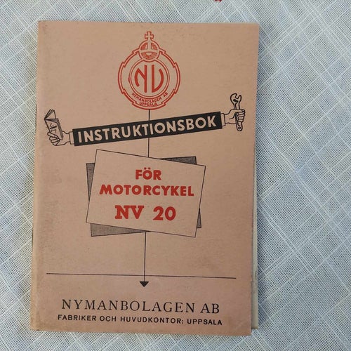 Instruktionsbok NV 20 1956