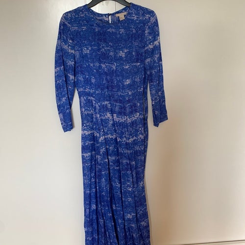 H&M blå klänning, storlek EUR 34